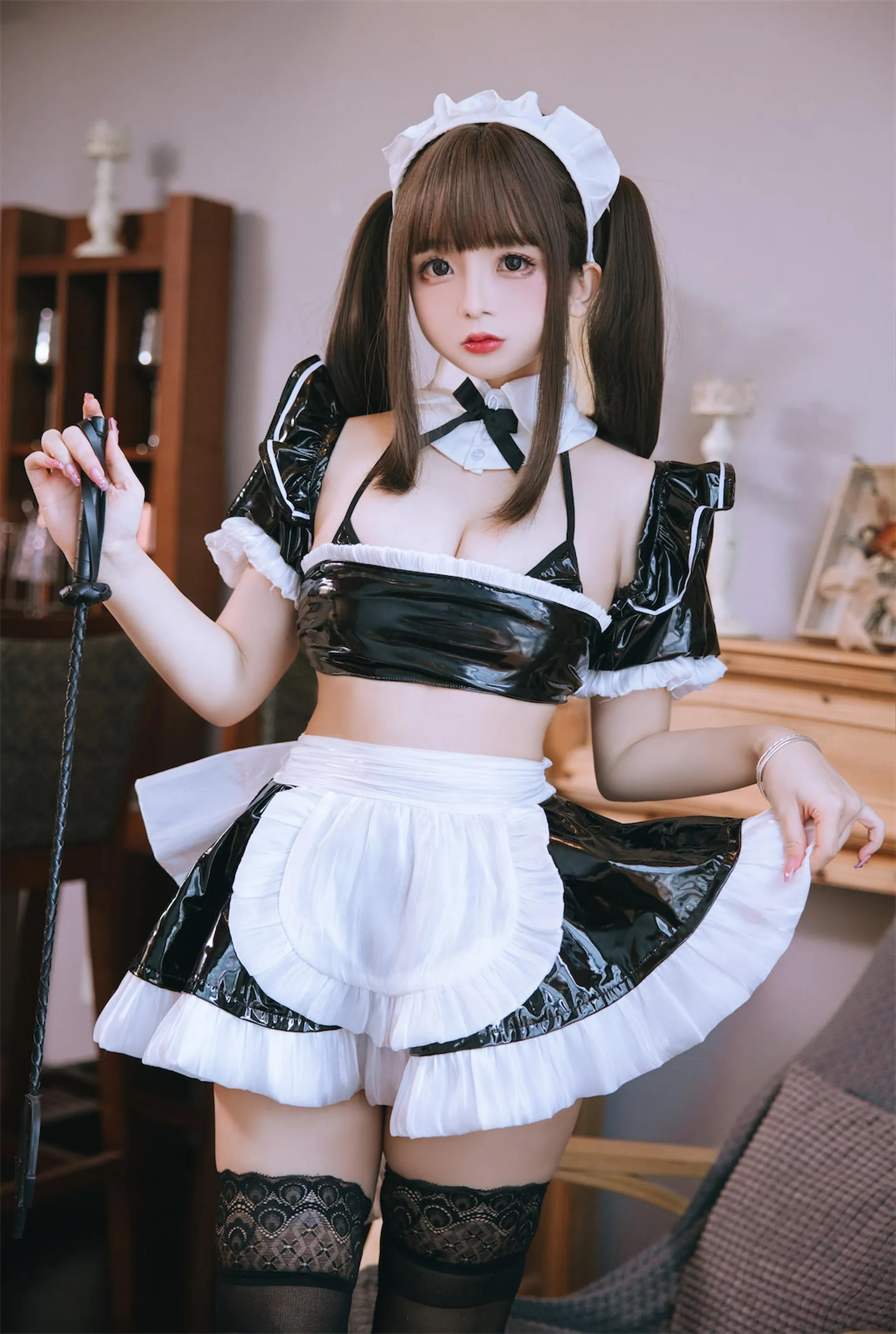 日奈娇 – NO.61 皮质女仆 [75P]插图7